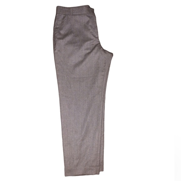 NWT Talbots Italian flannel pants size 14p beige wool career wear office fall - Picture 4 of 5